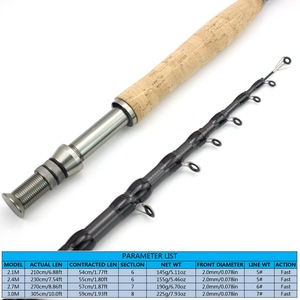FISHINGFANS 7FT 8FT 9FT 10FT 5 #6 #7 # Carbone Nymphing <span class=keywords><strong>Canne</strong></span> À Pêche <span class=keywords><strong>Mouche</strong></span> <span class=keywords><strong>Canne</strong></span> À Pêche Télescopique <span class=keywords><strong>Mouche</strong></span> Cannes À Pêche - Product Image 4