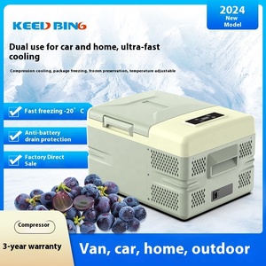 Refrigerador Portátil D9 9L de Doble Uso con Compresor Pequeño, Sistema de 12V/24V para Hogar, Auto y Exteriores - Product Image 3