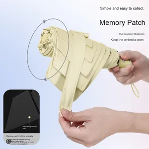 Paraguas Ultraligero Automático de Doble Uso con Memoria, Fácil de Plegar, Resistente a Tormentas, Protección Solar UV, Diseño Moderno para Regalos - Product Image 5