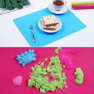 Factory Direct Customizable Thickness Anti-Slip <b>Waterproof</b> <b>Silicone</b> Rubber Pet Mats 65cm 45cm Sizes Excellent Household Product - Product Image 3