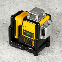 Niveau laser vert 3D 12 lignes rotatif à 360° de qualité industrielle DW DW089LG 2026 pour marquage extérieur de chantier avec batterie au lithium