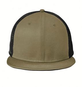 Chapeau de camionneur en maille à 5 panneaux de haute qualité pour hommes Casquette en mousse imprimée en relief personnalisée avec bord incurvé et élégant - Product Image 3