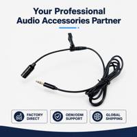 Microphone Lavalier Col de Cygne 3m pour Carte Son Ordinateur, Diffusion en Direct, Guide Touristique, Amplificateur, Enregistrement Enseignant