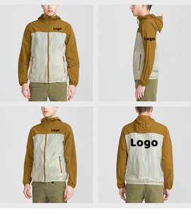 OEM Customized Long <strong>Thin</strong> Mens Reflective Outdoor Blank Hiking Fishing Softshell <strong>Waterproof</strong> Windbreaker <strong>Jacket</strong> - Product Image 2