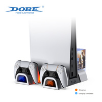 Station de charge verticale avec ventilateur de refroidissement DOBE pour PS5/Slim/Pro, support pour manette DualSense, accessoires de jeu