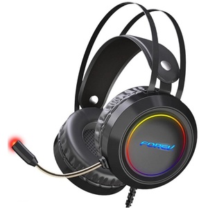 Auriculares para juegos Forev con audio virtual 7.1 e iluminación LED para PC, PS4 y Xbox - Product Image 1