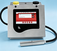 Imprimante jet d'encre CIJ reconditionnée C Ci5500 haute performance avec écran tactile, encre à base de solvant, vitesse d'impression de 300 m/min pour