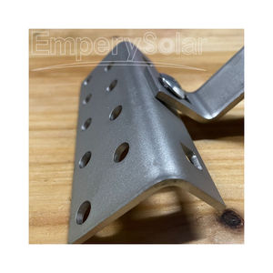 Système de montage solaire sur toit, <span class=keywords><strong>crochet</strong></span> de fixation en T pour profilé, acier inoxydable (SUS304), support de rail métallique EmperySolar EPR-TK-12 - Product Image 3