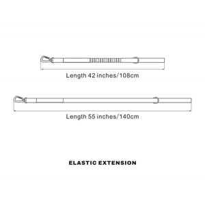 Alüminyum kanca klipler Bungee köpek eğitim tasma taktik elastik köpek oyuncağı <span class=keywords><strong>2</strong></span> kontrol kolu ile açar - Product Image 3