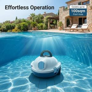 Limpiador <span class=keywords><strong>de</strong></span> Piscinas Robótico Comercial con Control Remoto, Recargable, Automático, Inteligente, con Succión Ecológica, Herramienta <span class=keywords><strong>de</strong></span> Limpieza <span class=keywords><strong>de</strong></span> Piscinas - Product Image 2