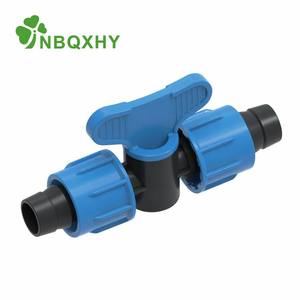 Kit de <span class=keywords><strong>mini</strong></span>-vannes d'irrigation filetées mâles / Robinet d'arrêt à poignée papillon à double écrou pour tuyau goutte-à-goutte, tuyau PE et tuyau plat - Product Image 3