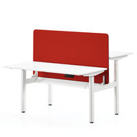 Bureau de travail électrique réglable en hauteur pour personnel, poste de travail informatique moderne, table d'étude ergonomique assis-debout