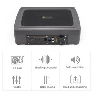 Ghidennuopu — caisson de basses sans fil avec amplificateur, Audio, à <span class=keywords><strong>plat</strong></span>, pour siège de <span class=keywords><strong>voiture</strong></span> - Product Image 4