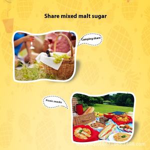 Lala Mixed Maltose 56g Pop Candy Stars Aperitivos de ocio sin azúcar con sabor a frutas para niños Venta al por mayor Food Play Bolsa decorativa - Product Image 3