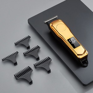 Cortadora de Pelo Eléctrica Dorada 1920 de Aleación de Aluminio Recargable para Uso Doméstico con Peines - Product Image 1