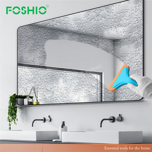 Foshio personalizar LOGO coche ventana tinte herramienta parabrisas recoger agua silicona raspador herramienta - Product Image 6