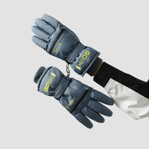 Gants de neige coupe-vent imperméables à écran tactile thermiques chauds d'hiver pour hommes et femmes avec logo personnalisé - Product Image 3