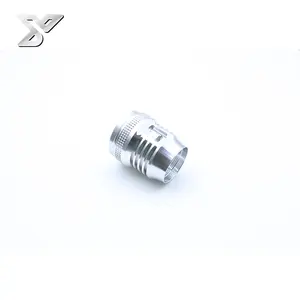 Dongguan CNC-Bearbeitung gedrehter gefrässter Volumenregelungsknopf Audio-Potentiometer-Knopf Stahl 4140 QPQ beschichtet Motorrad Alex