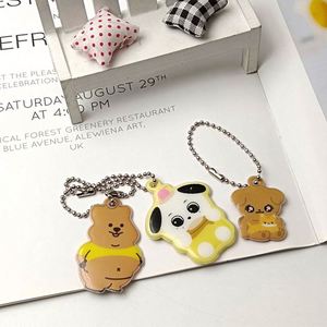 OEM <b>Cute</b> Animal PVC Keychain Small Puffy Voltage Sponge Key Charm Popular Style - Product Image 2