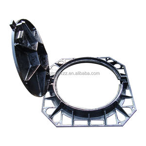 Fourniture de couvercles de trous d'égouttage carrés et ronds en fonte, <span class=keywords><strong>grille</strong></span> de drainage, <span class=keywords><strong>grille</strong></span> de couverture de <span class=keywords><strong>puits</strong></span>, haute qualité - Product Image 3