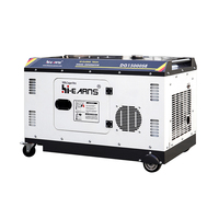 Générateur diesel Hiearns 10KW avec moteur diesel monocylindre 1105 certifié CE, prix d'usine, à vendre