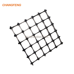 Hai trục <span class=keywords><strong>geogrid</strong></span> Polyester Pet đường lái xe độ bền kéo cao nhựa đất ổn định để giữ lại sàn tường và độ dốc - Product Image 3