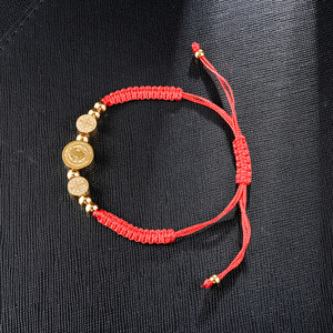 Risingmoon เชือกถักนักบวชทำมือ,สีดำสีแดงคาทอลิกทำจากสเตนเลสสตีลเชือกทอนักบุญเบเนดิกต์ - Product Image 5