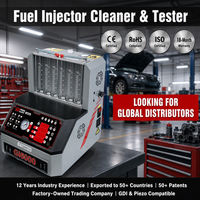 Nettoyeur et testeur d'injecteurs de carburant à ultrasons GATmatic GI6000 pour moteurs essence 6 cylindres