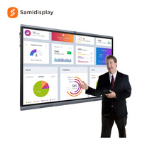 Pizarra Interactiva LCD de 55-110 Pulgadas, OEM ODM, Android Windows 4K, para Enseñanza Escolar en el Aula