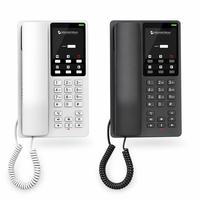 Teléfono IP WiFi para Hotel Grandstream GHP620W, 2 SIP, 6 Teclas Programables, 10 Marcaciones Rápidas, Voz HD Opus, USB C, Anti-Jitter, Teléfono VoIP GDMS