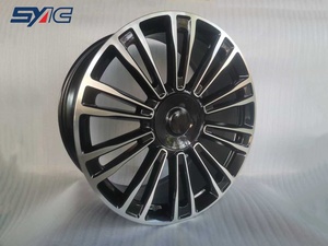 Jantes en alliage pour voiture de tourisme SYAC Factory Manufacturing, noires, usinées, 18/20 pouces, 5x100 5x112 5x114.3 5x120, pour <span class=keywords><strong>AITO</strong></span> M9 - Product Image 4