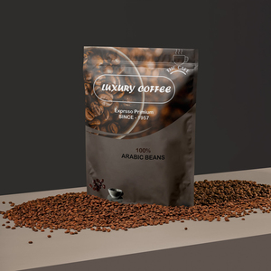 Bolsa de Embalaje de Papel de Aluminio con Logotipo Personalizado, Bolsa de Embalaje de Plástico con Cierre para Café, Té y Granos de Café, Impresión de Embalaje Premium - Product Image 3