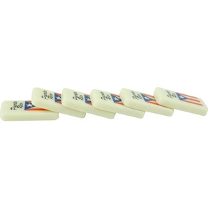 3005 Jeu de <span class=keywords><strong>dominos</strong></span> miniatures économiques, motif <span class=keywords><strong>drapeau</strong></span> de Porto Rico, faible MOQ, <span class=keywords><strong>dominos</strong></span> double 6, logo imprimé par transfert thermique pour jeu de table - Product Image 6
