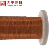 Cable de Cobre Aislado en Goma Ultrafino de 0.37mm Clase 155 JOGO 24 AWG, Sólido, para Transformadores, Marca LW, Precio de Fábrica