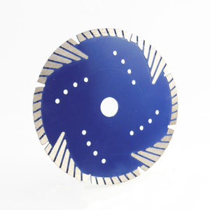 Hoja de sierra de diamante de corte de 115mm de alta velocidad Fullux OEM personalizable segmentada para corte de hormigón de granito de piedra - Product Image 1