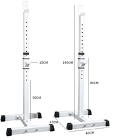 Rack de musculation commercial pliable en acier moderne pour presse à banc et squats