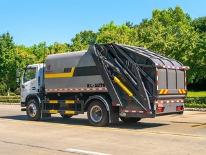 Camion compacteur à ordures diesel de 12/14 mètres cubes, Dongfeng 4*2, petit camion compacteur à chargement arrière - Product Image 6