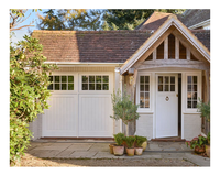 Porte d'entrée extérieure insonorisée, résistante aux intempéries, de style contemporain et personnalisable SJUMBO