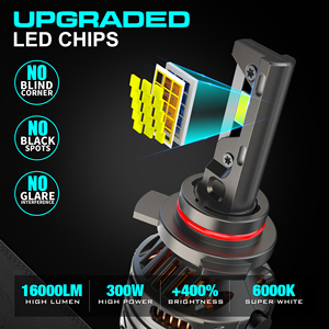 หลอดไฟหน้า LED 9012 แบบเสียบใช้งานได้ทันที ติดตั้งง่าย ให้ลำแสงที่เสถียร ใช้แทนหลอดฮาโลเจน สำหรับไฟหน้ารถ Lexus GS 350 - Product Image 3