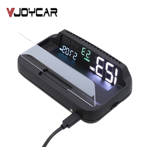 Oversea — VJOYCAR OBD2 afficheur numérique réfléchissant pour voiture, haute qualité, MX10 HD, miroir automatique sur la vitesse, alarme - Product Image 1