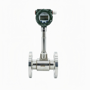 เครื่องวัดอัตราการไหลอุณหภูมิอุตสาหกรรมที่มีความเสถียรสูง 4-20mA HART พร้อมจอแสดงผลดิจิตอลสำหรับอากาศ - Product Image 4