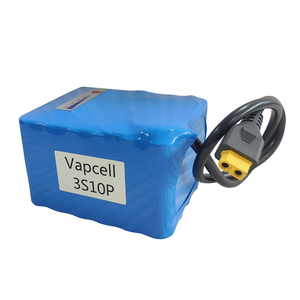 OEM 10,8 V 26ah <span class=keywords><strong>3s10p</strong></span> 150A baterías de iones de litio de alta potencia <span class=keywords><strong>18650</strong></span> Paquete de batería para e-bike scooter herramientas eléctricas con enchufe de conexión - Product Image 3