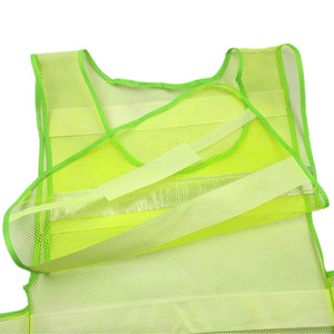 เสื้อกั๊กนิรภัย 58x42 ซม. แถบสะท้อนแสงสำหรับงานก่อสร้าง ตรวจสอบยานพาหนะ วัสดุตาข่ายมองเห็นได้ชัดเจน - Product Image 3