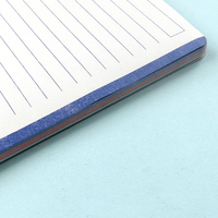 Notebook 3D à spirale en plastique, couverture en lin pour Journal de bord, agenda, bon marché