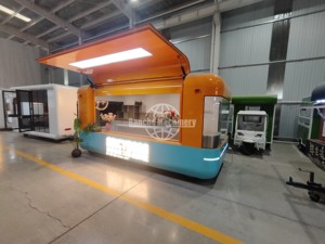 Customized Fiberglass Aluminum Trailer Fast Food Truck Dot/Ce Certified Mobile <b>BBQ</b> Food Cart with Full Kitchen Candy Service - Product Image 2