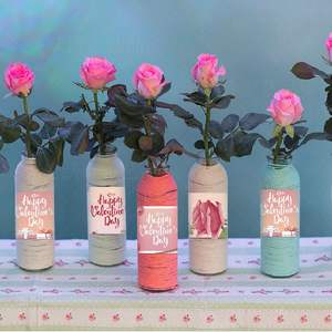 <span class=keywords><strong>Étiquettes</strong></span> autocollantes pour bouteilles d'eau pour la Saint-Valentin, les fêtes, les mariages, les anniversaires, les décorations et les accessoires pour boissons - Product Image 4