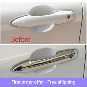 Per Toyota Corolla E210 Touring Sports Suzuki <span class=keywords><strong>Swace</strong></span> 2019-2024, adesivo copri maniglia portiera, finitura esterna, accessori antigraffio - Product Image 1