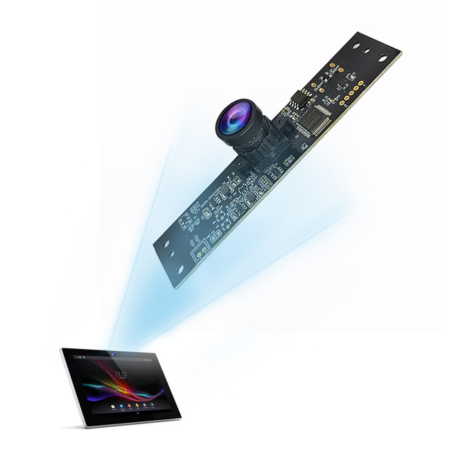 LCD Display 95*20MM Size PCB Board DFOV72 Degrees  IMX179 Sensor 8MP USB Camera Module