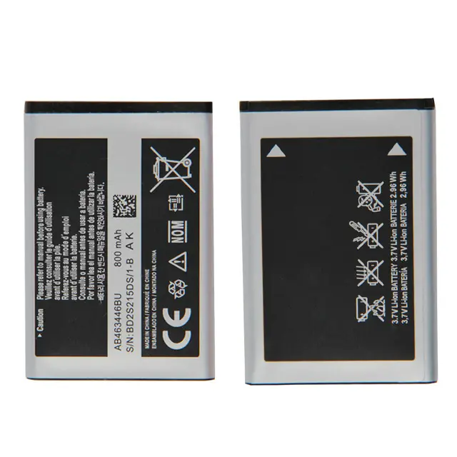 3.7 V 800 MAh AB463446BU Li-ion Baterai untuk Samsung X200 X208 B189 Baterai Ponsel