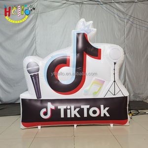 Merk Promotie Verjaardagsfeest Commerciële Opblaasbare Logo Prop Decoratie Tik Tok - Product Image 6